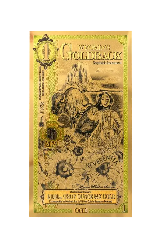 1 Wyoming Goldback